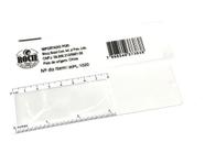 Régua Transparente Mole 8cm Com Lente De Aumento Marca