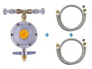 Regulado Duplo 2 Registro 1/2 Gás Forno Cooktop c/ mangueira