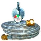 Regulador click excel visor Gas com Mangueira dako 2,5 mts