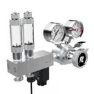 Regulador de CO2 FZONE Pro Series Aquarium Dual Stage com solenóide