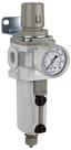 Regulador de filtro de ar comprimido Piggyback PneumaticPlus SAW400-N04BG-MEP