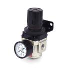 Regulador de pressão de ar SNS AR3000-N02 1/4 NPT 0-10 Bar com medidor
