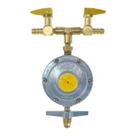 Regulador para Gás 2 kg/h + 2 Registro Latão BM