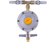 Regulador Registro De Gás 13kg Saida Dupla Forno E Cooktop