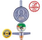 regulador registro gas alianca com manometro pequeno 505/01