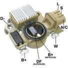 Regulador voltagem 14V Nissan Pathfinder 2006 a 2010 Gauss