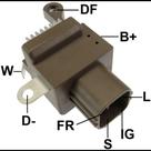 Regulador voltagem 14V Toyota Hilux 2005 a 2015 Gauss GA147