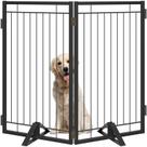 Reja de Metal para Perros Klarana Plegable de 102 cm de Alto y 102 cm de Ancho