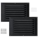 Rejilla Metálica para Pared TVKJHG 30x20 cm para Construcción, Paquete de 2