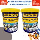 Rejunte Acrílico Platina 1Kg - Fortaleza - Kit com 2 unidades Rejunte Acrílico Platina 1Kg - Fortaleza - Kit com 2 unidades