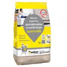 Rejunte Porcelanatos e Cerâmicas Superfino 1KG Bege Quartzolit