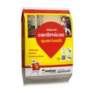 Rejunte Quartzolit Cinza Platina 1kg Flexível Para Cerâmica