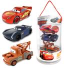Relâmpago Mcqueen Jackson Storm e Mate Carros no Tubo Toyng