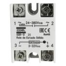 Relé de Estado Sólido SSR-D25 25A 3 à 32Vdc / 24 à 380Vac Coel Relé de Estado Sólido SSR-D25 25A 3 à 32Vdc / 24 à 380Vac Coel