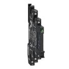 Relé de Interface Slim 6A 1NAF, Com Base de Conexão Por Parafuso Com LED 230VCA/CC RSL1PVPU Schneider