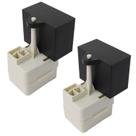 Relé de partida e capacitor do compressor de geladeira W10613606