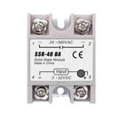 Relé SSR 40A 240VCA 332VDC Estado Sólido Controle Carga Automação