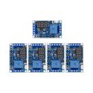 Relé Temporizador De Ciclo Com Display LED Micro USB 5V, Desligamento Automático 6V 9V 12V 24V,