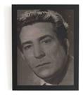 Reliquia Quadro Fotografico Cantor Vicente Celestino 42x29c
