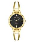 Relógio Anne Klein AK/2626BKGB feminino dourado com pulseira de metal