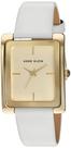 Relógio Anne Klein AK/2706CHWT para mulheres, estojo dourado