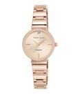 Relógio Anne Klein feminino com mostrador de diamante genuíno de 28 mm