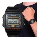 Relógio Aqua Aq-81 Preto Digital - Estilo Clássic - Unissex 1243 Relógio Aqua Aq-81 Preto Digital - Estilo Clássic - Unissex 1243
