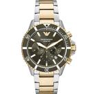 Relógio AR11361 Masculino Cronógrado Á prova d Água 43mm Caixa Relógio AR11361 Masculino Cronógrado Á prova d Água 43mm Caixa