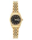 Relógio Armitron Feminino 75/2475BKGP - Aço Inoxidável Dourado