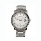 Relógio Atlantis Prateado Grande Masculino Resistente à Água