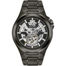 Relógio Automático Masculino Bulova 98A179 em Aço Preto 46mm