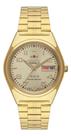 Relógio automático orient 3 estrelas dourado 469gp083nh