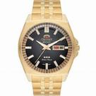 Relógio Automático Orient F49gg010 Dourado Mostrador Preto