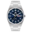Relógio Automático Orient Masculino Mostrador Azul 469SS087NH D1SX