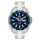 Relógio Automático Orient Mostrador Azul Masculino 469SS078NH D1SX Relógio Automático Orient Mostrador Azul Masculino 469SS078NH D1SX