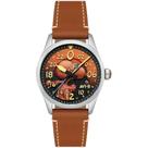 Relógio AVI-8 Peanuts Snoopy Flying Ace 24 Horas Burnt Orange AV-4150-02