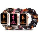 Relógio Band TOYOUTHS Halloween Scrunchies Cloth para Apple Watch