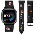 Relógio Band Wearlizer Leather para Fitbit Versa 4/3/Sense 2
