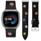 Relógio Band Wearlizer Leather para Fitbit Versa 4/3/Sense 2