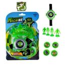 Relógio Ben 10 Com Lancador De Disco, Som E Luz