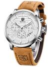 Relógio BENYAR Quartz Chronograph impermeável para homens marrom Relógio BENYAR Quartz Chronograph impermeável para homens marrom
