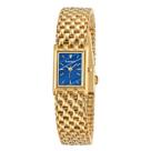 Relógio BERNY 2166L Quartz Gold em aço inoxidável com mostrador azul