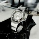 Relógio Bracelete Feminino Cansnow Luxo Aço Inox