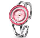 Relógio Bracelete Feminino Luxo Aço Inox Analógico