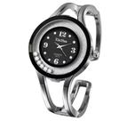 Relógio Bracelete Feminino Luxo Aço Inox Quartzo