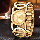 Relógio Bracelete Feminino Xinew Analógico Quartzo Aço Luxo