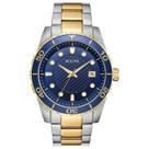 Relógio Bulova Classic de dois tons de aço inoxidável 98A200 masculino