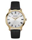 Relógio Bulova Classic de quartzo de 3 ponteiros para homens de 41 mm com couro