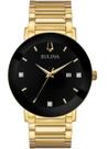 Relogio Bulova Masculino Dourado Futuro 97d116 Preto 42MM Relogio Bulova Masculino Dourado Futuro 97d116 Preto 42MM