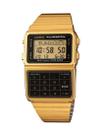 Relógio Casio DBC611G-1D Masculino - Calculadora e Memória - Design Dourado